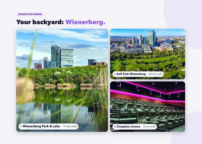 Skyline View - Gym - Parken - Supermarkt - Restaurant - Self Check In Wenen